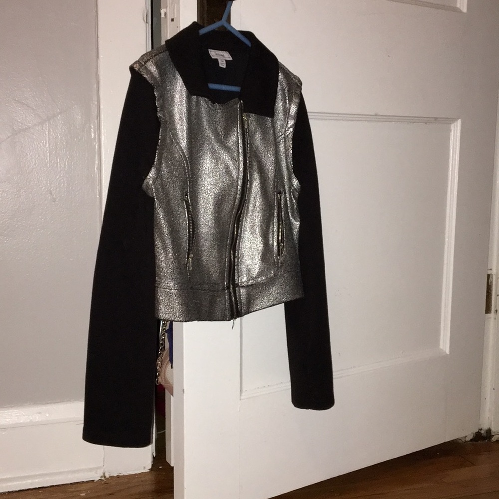 Silver & Black Sweater